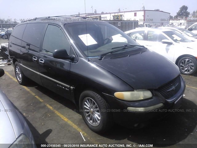 1C4GP64L2YB613156 - 2000 CHRYSLER TOWN & COUNTRY LIMITED BLACK photo 1