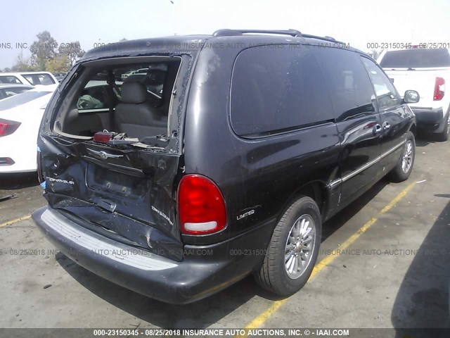 1C4GP64L2YB613156 - 2000 CHRYSLER TOWN & COUNTRY LIMITED BLACK photo 4