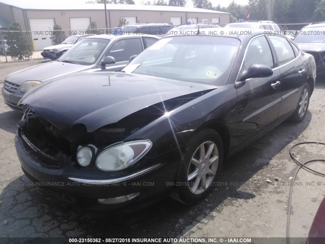 2G4WE567751262179 - 2005 BUICK LACROSSE CXS BLACK photo 2