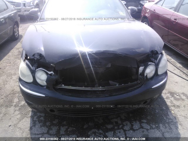 2G4WE567751262179 - 2005 BUICK LACROSSE CXS BLACK photo 6