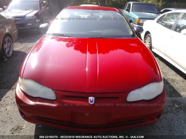 2G1WW12E159259738 - 2005 CHEVROLET MONTE CARLO LS 红色 照片 6