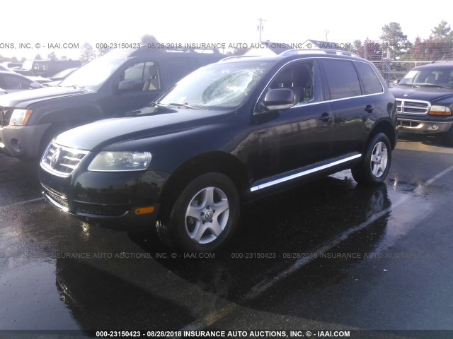 WVGZE77L27D021531 - 2007 VOLKSWAGEN TOUAREG V6 BLACK photo 2