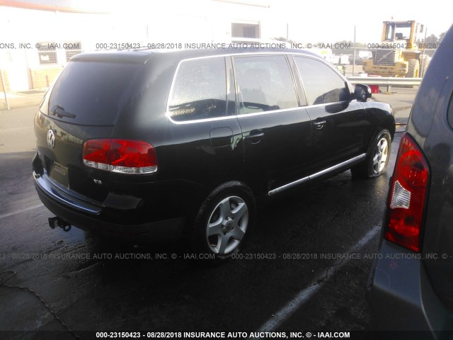 WVGZE77L27D021531 - 2007 VOLKSWAGEN TOUAREG V6 BLACK photo 4