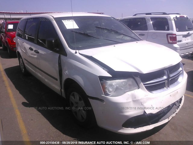 2D4JN1AG4BR644331 - 2011 DODGE GRAND CARAVAN C/V WHITE photo 1