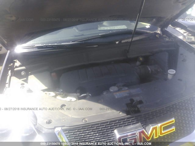 1GKKVRED3CJ235490 - 2012 GMC ACADIA SLT-1 Czarny zdjęcie 10