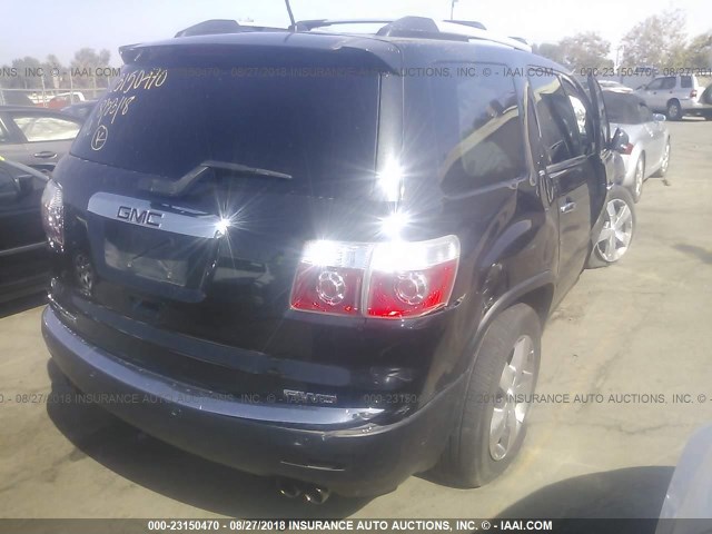 1GKKVRED3CJ235490 - 2012 GMC ACADIA SLT-1 Czarny zdjęcie 4