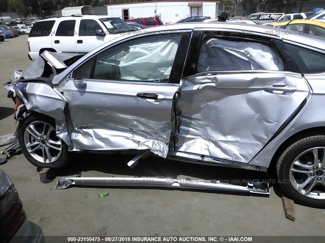 3FA6P0SU8GR320785 - 2016 FORD FUSION TITANIUM PHEV SILVER photo 6