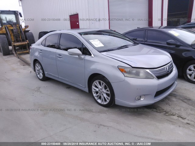 JTHBB1BA7A2014531 - 2010 LEXUS HS 250H SILVER photo 1