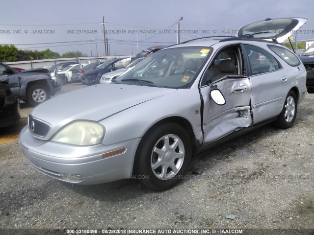 1MEHM59S93A623719 - 2003 MERCURY SABLE LS PREMIUM SILVER photo 2