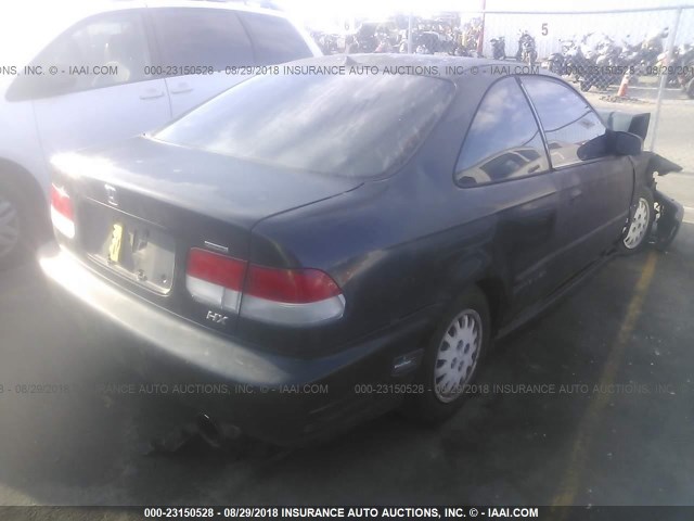 1HGEJ7120TL002136 - 1996 HONDA CIVIC HX BLACK photo 4