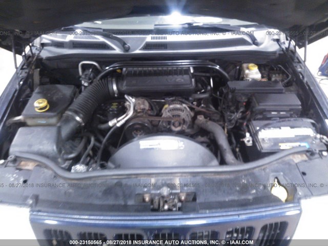 1J8HG48K76C238973 - 2006 JEEP COMMANDER Dark Blue photo 10