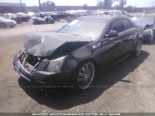 1G6DF5EY3B0138181 - 2011 CADILLAC CTS LUXURY COLLECTION BLACK photo 2