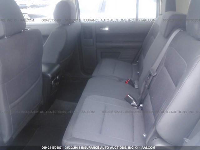 2FMGK5B84FBA10168 - 2015 FORD FLEX SE SILVER photo 8