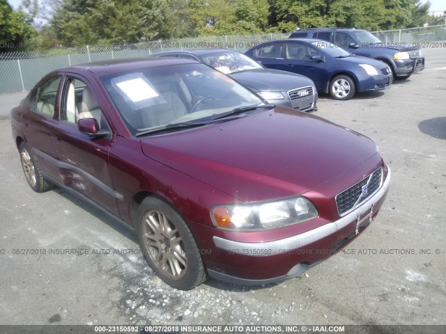 YV1RS59V842402219 - 2004 VOLVO S60 2.5T RED photo 1