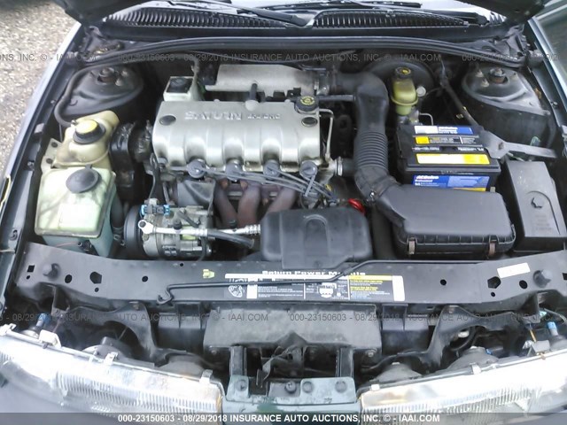 1G8ZH5289VZ331477 - 1997 SATURN SL1 GREEN photo 10