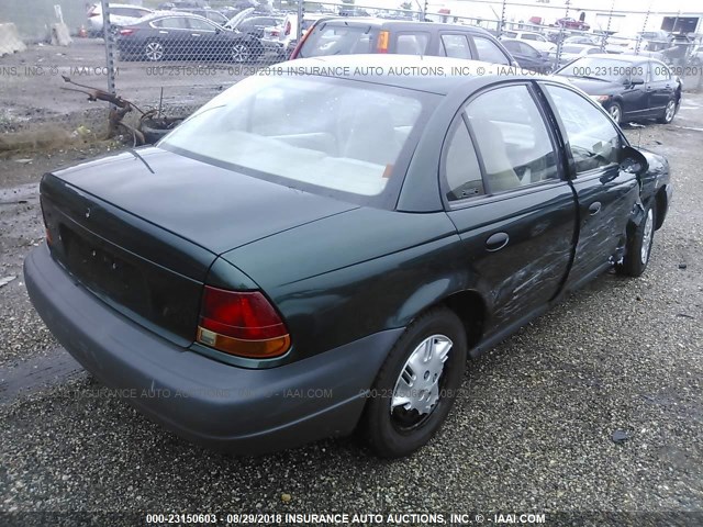 1G8ZH5289VZ331477 - 1997 SATURN SL1 GREEN photo 4