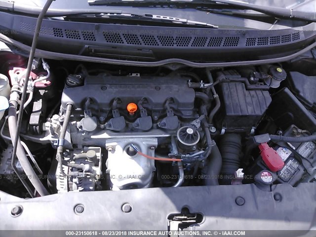 19XFA1F54BE025803 - 2011 HONDA CIVIC LX 红色 照片 10