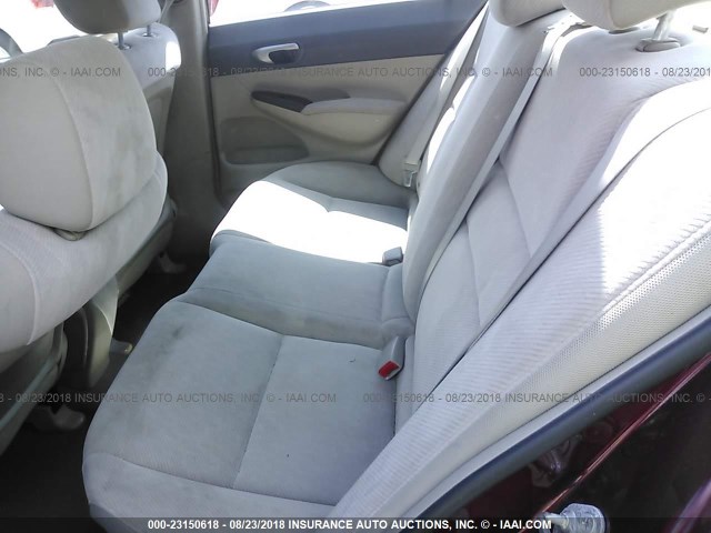 19XFA1F54BE025803 - 2011 HONDA CIVIC LX 红色 照片 8