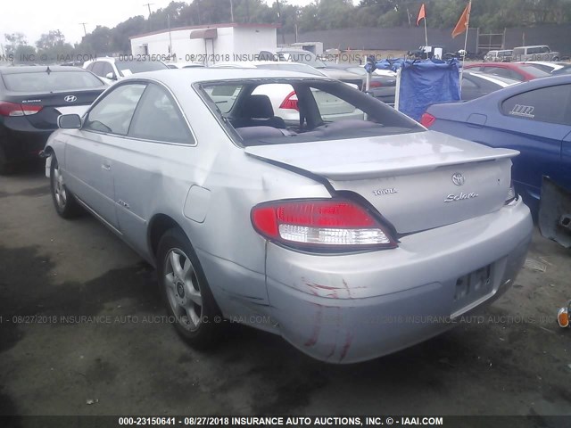 2T1CF22PXXC181531 - 1999 TOYOTA CAMRY SOLARA SE/SLE Gümüş foto 3