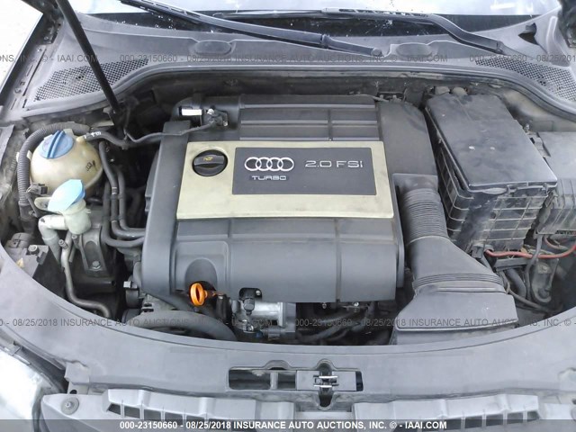 WAUMF78P66A129256 - 2006 AUDI A3 2.0 SPORT BLACK photo 10