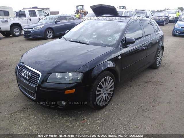 WAUMF78P66A129256 - 2006 AUDI A3 2.0 SPORT BLACK photo 2