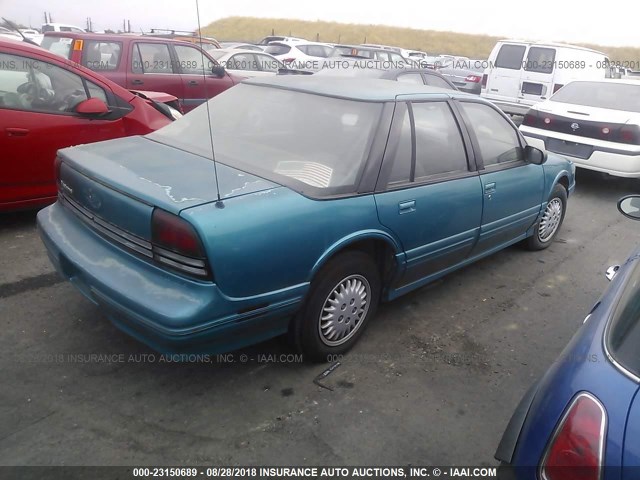 1G3WH52M1SF302803 - 1995 OLDSMOBILE CUTLASS SUPREME SL 浅蓝色 照片 4