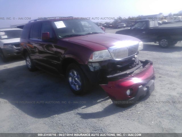 5LMEU68H65ZJ29220 - 2005 LINCOLN AVIATOR 红色 照片 1