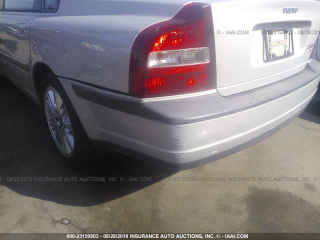 YV1TS90D411154201 - 2001 VOLVO S80 T6/EXECUTIVE GRAY photo 6