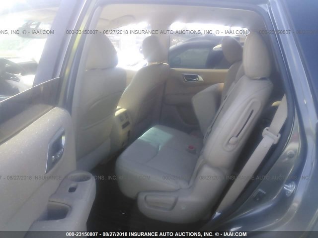 5N1AR2MM1GC646767 - 2016 NISSAN PATHFINDER S/SV/SL/PLATINUM GRAY photo 8
