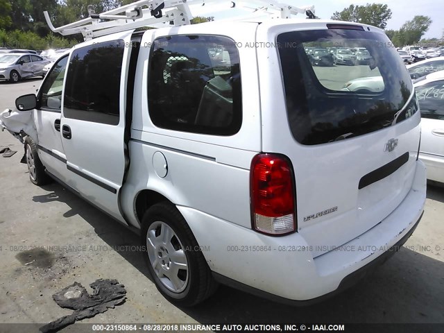 1GBDV13L76D228047 - 2006 CHEVROLET UPLANDER INCOMPLETE WHITE photo 3