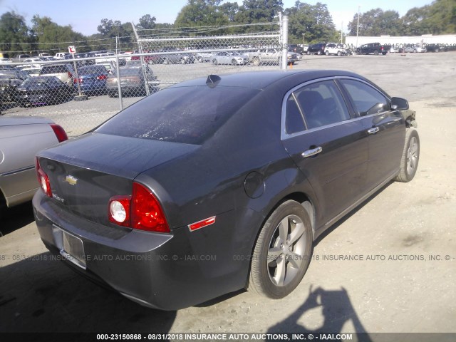 1G1ZC5E07CF273046 - 2012 CHEVROLET MALIBU 1LT 黑色 照片 4