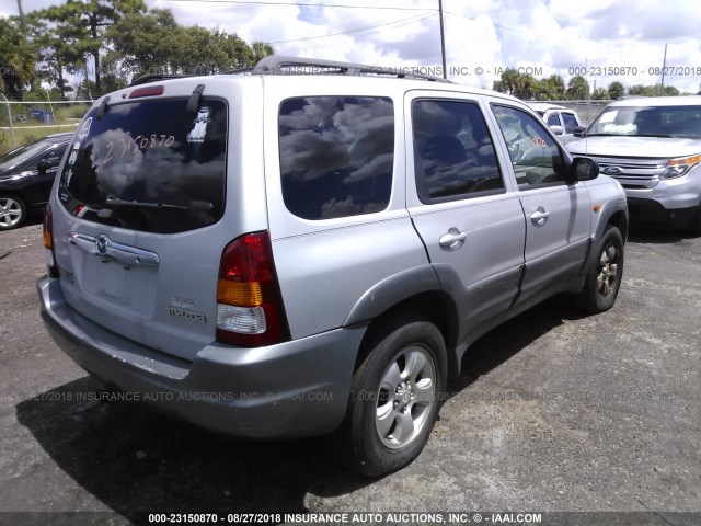4F2YU09142KM12660 - 2002 MAZDA TRIBUTE LX/ES 银色 照片 4