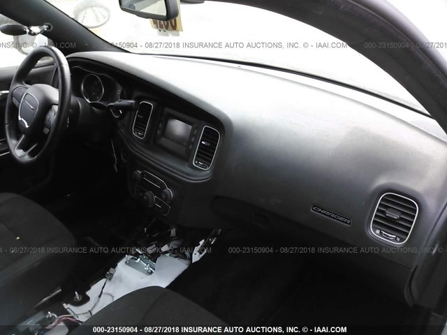 2C3CDXKT2FH796342 - 2015 DODGE CHARGER POLICE WHITE photo 5