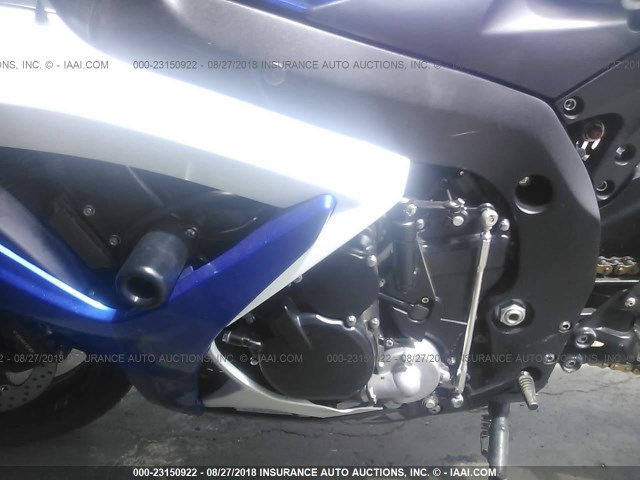 JS1GR7KA272108258 - 2007 SUZUKI GSX-R750 BLUE photo 9