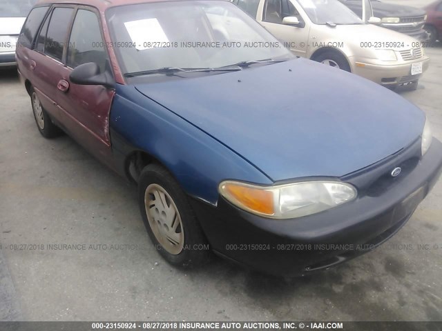 3FALP15P4VR139663 - 1997 FORD ESCORT LX RED photo 1