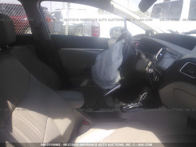 19XFB2F91FE205123 - 2015 HONDA CIVIC EXL 黑色 照片 5