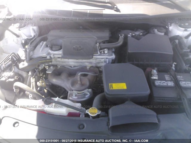 4T4BF1FK2CR250280 - 2012 TOYOTA CAMRY SE/LE/XLE 白色 照片 10
