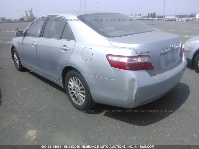 4T1BE46K37U616896 - 2007 TOYOTA CAMRY NEW GENERAT CE/LE/XLE/SE SILVER photo 3