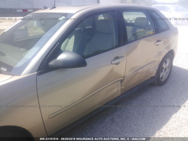 1G1ZT64874F191798 - 2004 CHEVROLET MALIBU MAXX LS GOLD photo 6