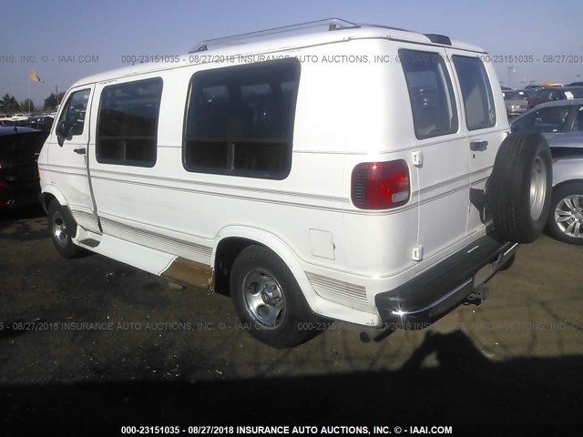 2B6HB21Y6TK177396 - 1996 DODGE RAM VAN B2500 WHITE photo 3