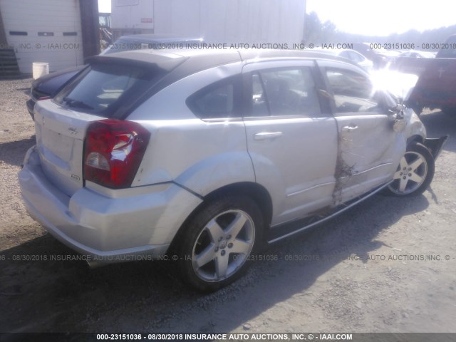 1B3HE78K97D155654 - 2007 DODGE CALIBER R/T GRAY photo 4