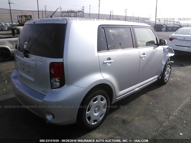JTLZE4FE8CJ028120 - 2012 TOYOTA SCION XB Silber Foto 4