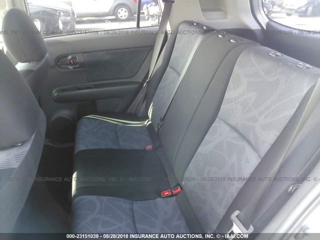 JTLZE4FE8CJ028120 - 2012 TOYOTA SCION XB Silber Foto 8