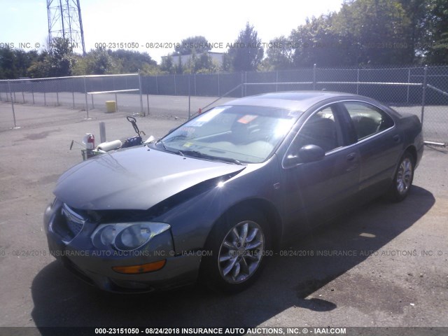 2C3HE66G53H527032 - 2003 CHRYSLER 300M GRAY photo 2