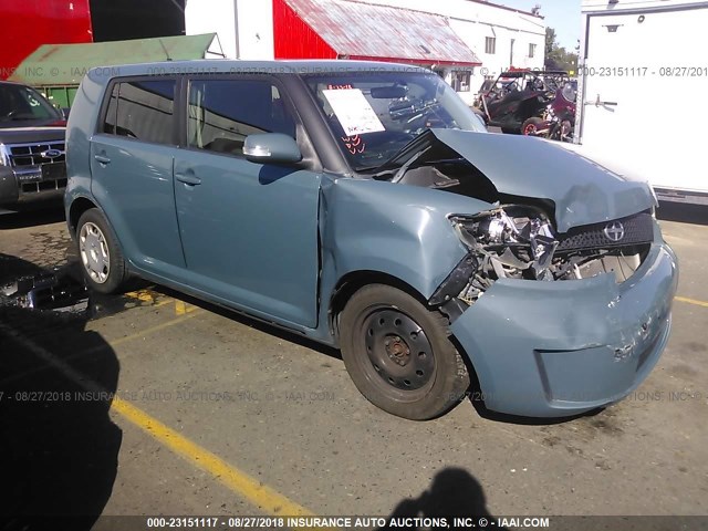 JTLKE50E081037255 - 2008 TOYOTA SCION XB Ашық көк фото 1