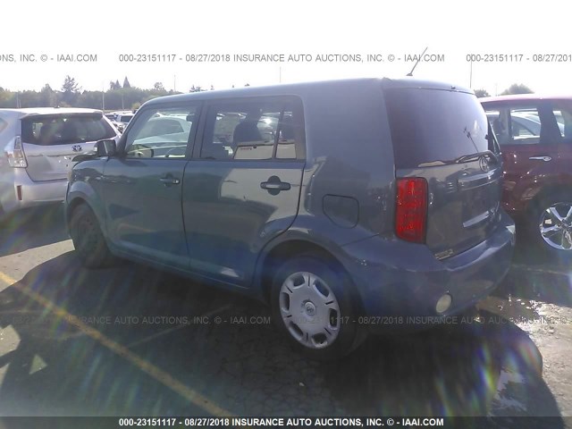 JTLKE50E081037255 - 2008 TOYOTA SCION XB Ашық көк фото 3