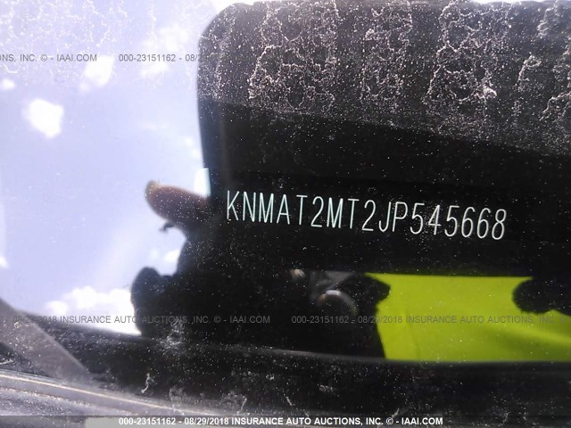 KNMAT2MT2JP545668 - 2018 NISSAN ROGUE S/SV SILVER photo 9