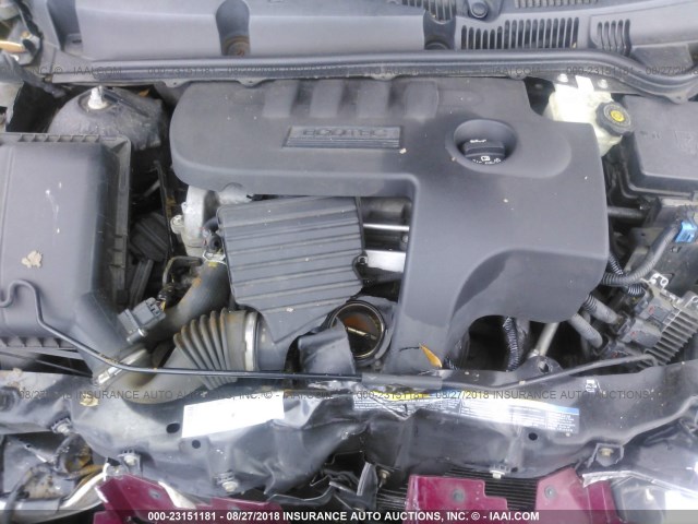 1G8AJ55F77Z148707 - 2007 SATURN ION LEVEL 2 红色 照片 10