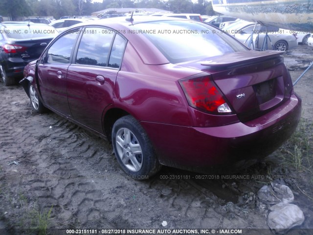 1G8AJ55F77Z148707 - 2007 SATURN ION LEVEL 2 红色 照片 3