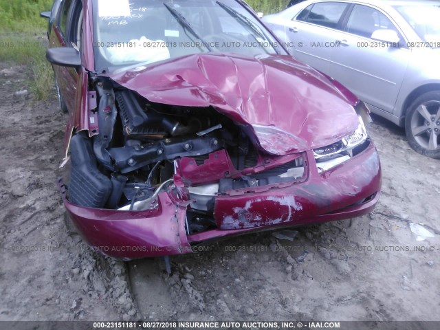 1G8AJ55F77Z148707 - 2007 SATURN ION LEVEL 2 红色 照片 6